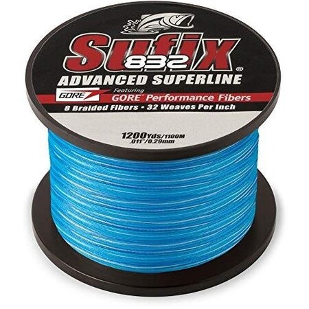 Sufix 832 Advanced Superline Braid 20Lb 1200Yd Coastal Camo Boxed 660-320CC